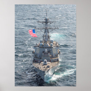 USS Mitscher (DDG 57) Poster