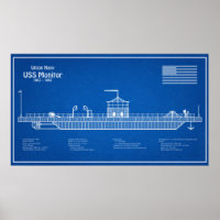 USS Monitor - Ship Blueprint Plans ABD