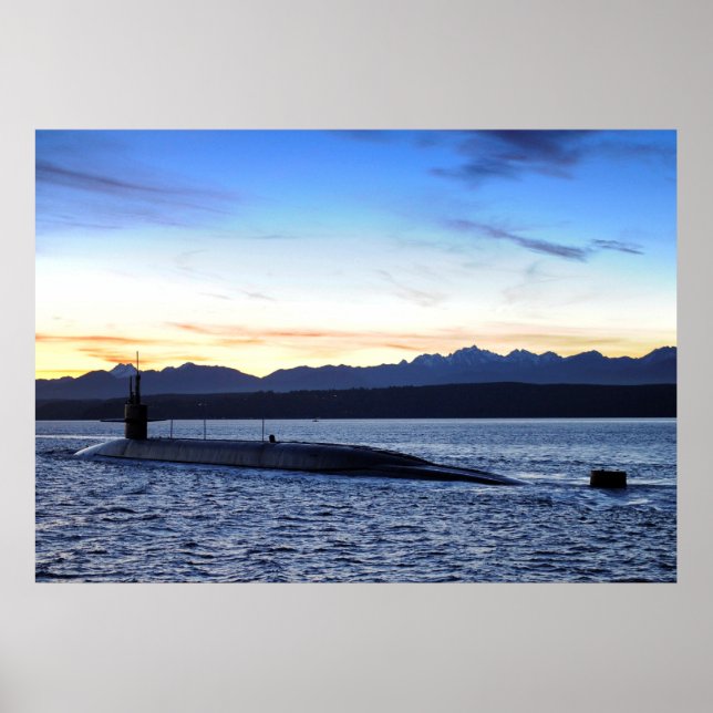 USS Nevada (SSBN 733) Poster (Front)