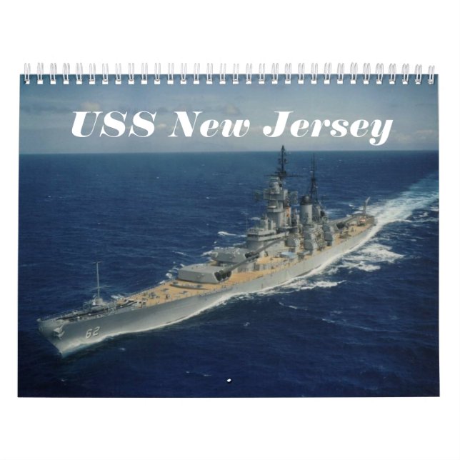 USS New Jersey Calendar (Cover)
