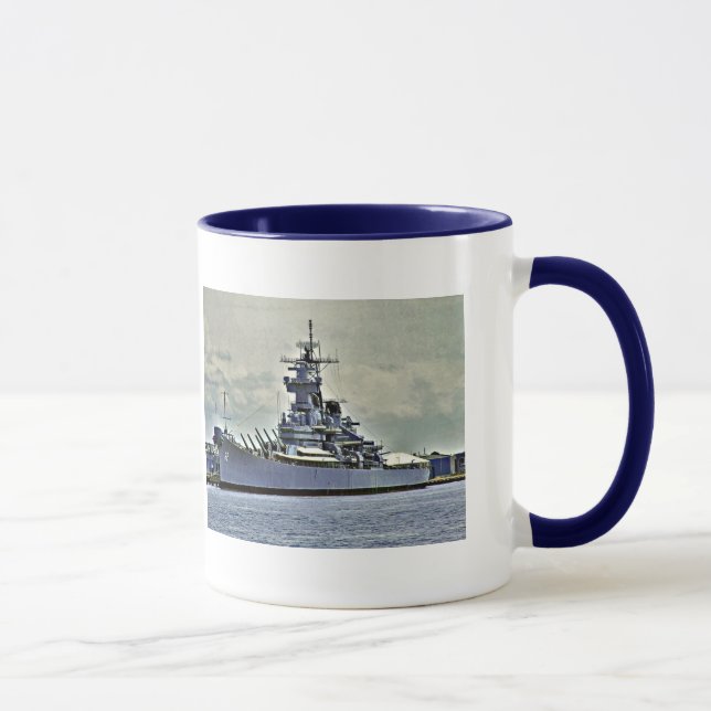 USS New Jersey Mug (Right)