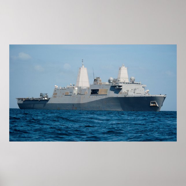USS New Orleans (LPD 18) Poster (Front)