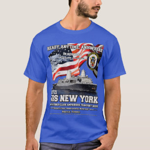 USS New York LPD21 amphibious transport dock T-Shirt