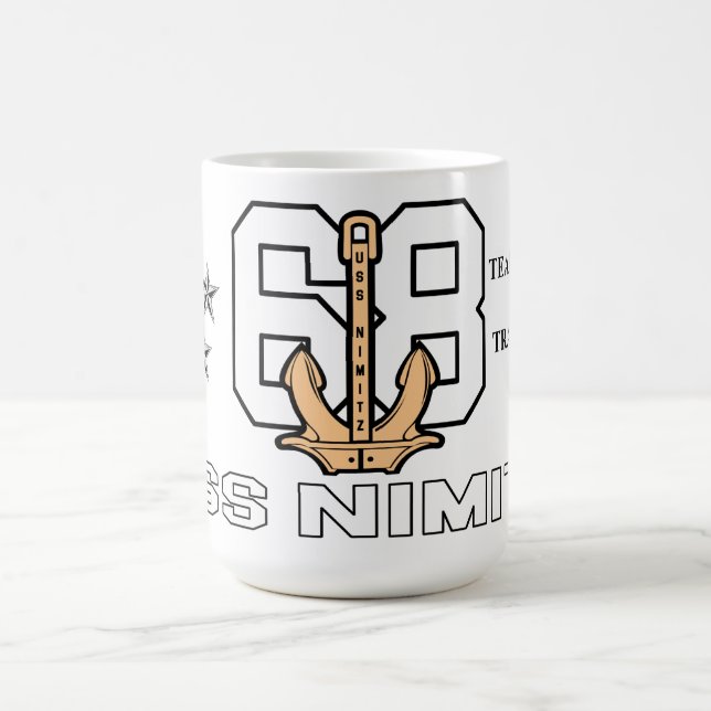 USS NIMITZ 68 ANCHOR MUG (Center)