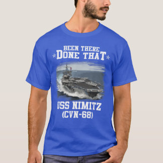 USS Nimitz CVN68 Veterans Day Father Day Gift girl T-Shirt