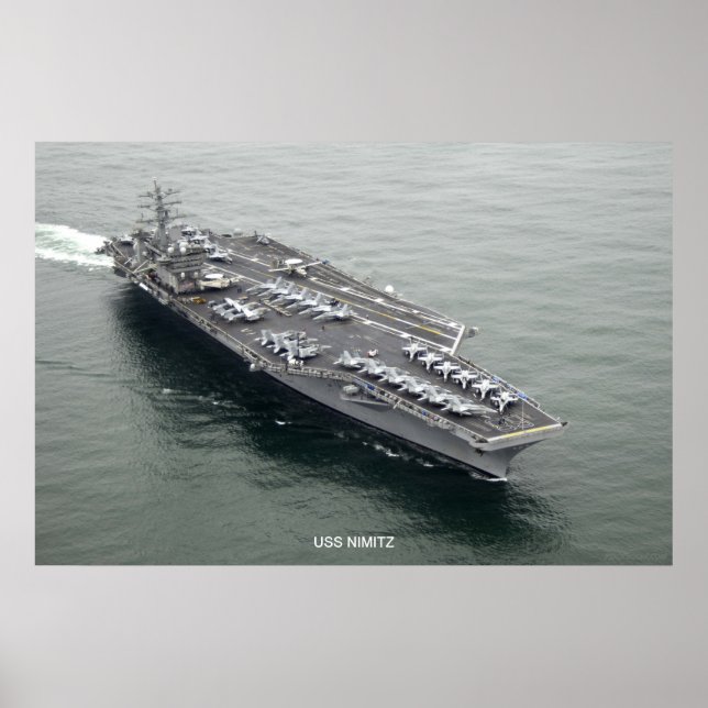 USS Nimitz Poster (Front)