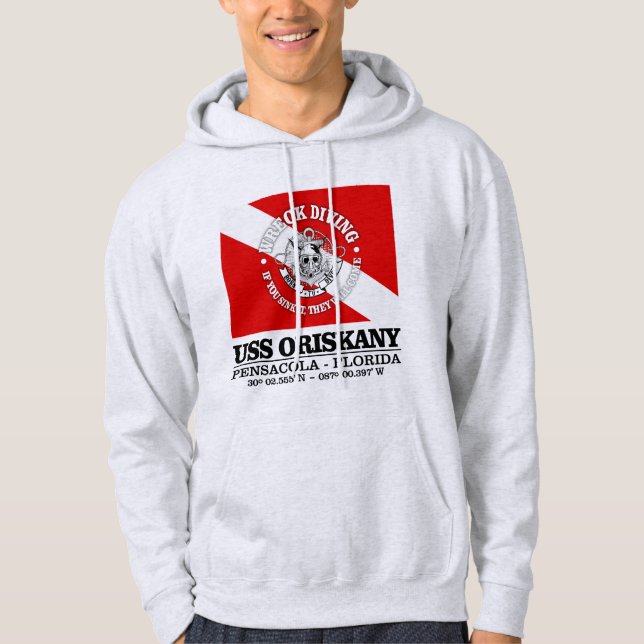 USS Oriskany (best wrecks) Hoodie (Front)