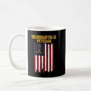 USS Oriskany CVA-34 Aircraft Carrier Veteran Day F Coffee Mug