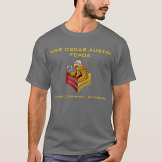 USS Oscar Austin FCPOA living crest T-Shirt