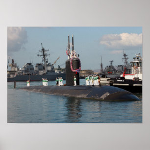 USS Pasadena (SSN 752) Poster