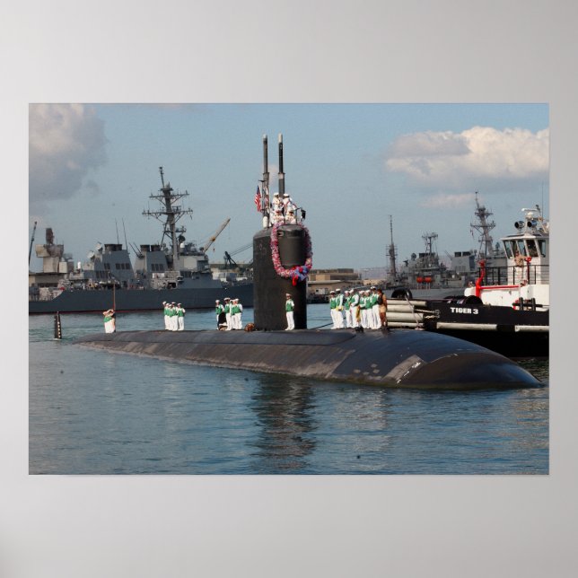 USS Pasadena (SSN 752) Poster (Front)