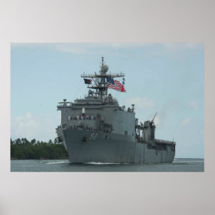 USS Pearl Harbour (LSD 52) Poster