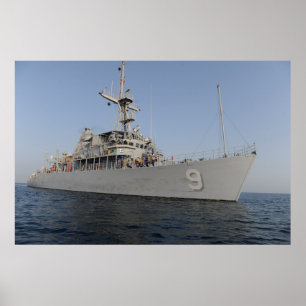USS Pioneer (MCM 9) Poster