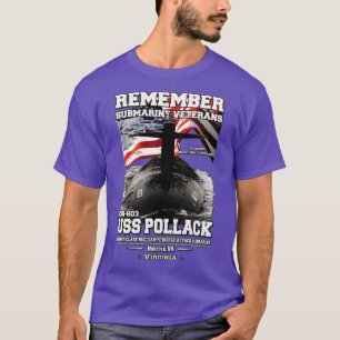 USS Pollack SSN603 attack submarine T-Shirt
