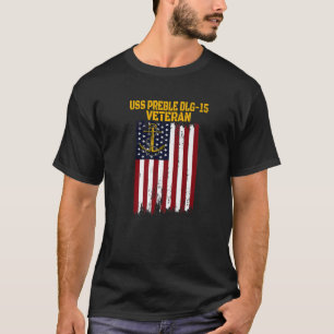 USS Preble DLG-15 Destroyer Father's Day Veteran's T-Shirt