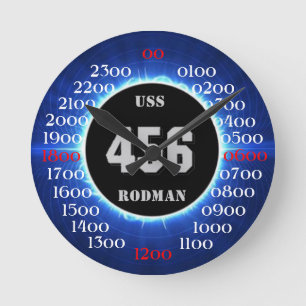 USS Rodman (DD-456) Round Clock