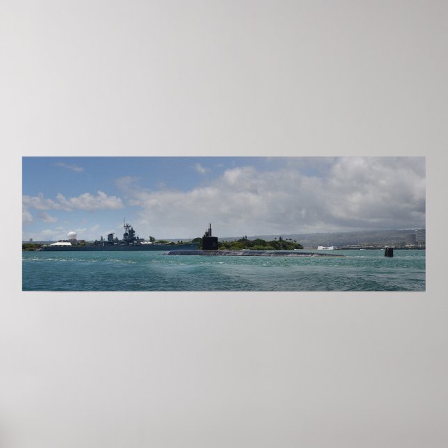 USS Santa Fe (SSN 763) Poster (Front)