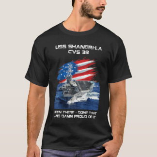 USS Shangri La CVS38 Aircraft Carrier Veteran USA T-Shirt