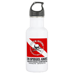 USS Spiegel Grove (best wrecks) 532 Ml Water Bottle