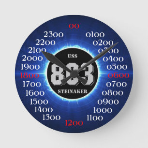 USS Steinaker (DD/DDR/DD-863) Round Clock