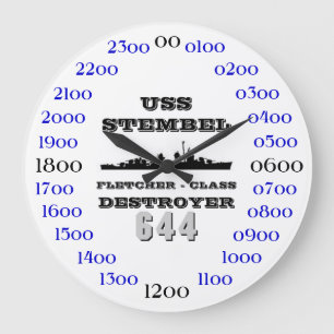 USS Stembel (DD-644) Large Clock