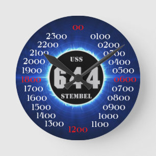 USS Stembel (DD-644) Round Clock