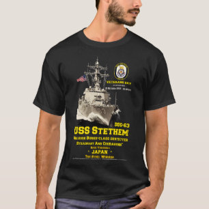 USS Stethem DDG63 Destroyer Veterans T-Shirt