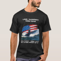 USS Sunfish SSN 649 American Flag Submarine Vetera