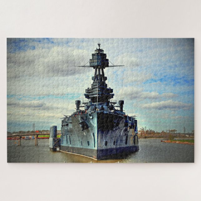 USS Texas  Jigsaw Puzzle (Horizontal)
