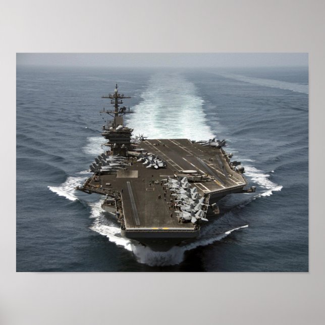 USS Theodore Roosevelt (CVN 71) Poster (Front)