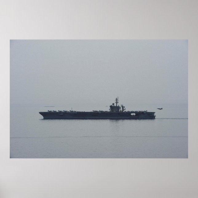 USS Theodore Roosevelt (CVN 71) Poster (Front)