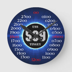 USS Tingey (DD-539) Round Clock