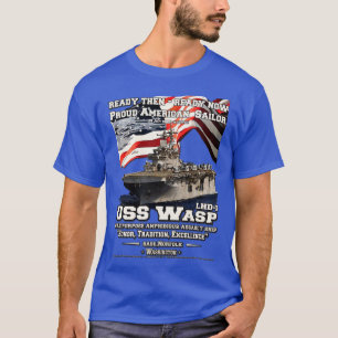 USS Wasp LHD1 amphibious assault ship T-Shirt