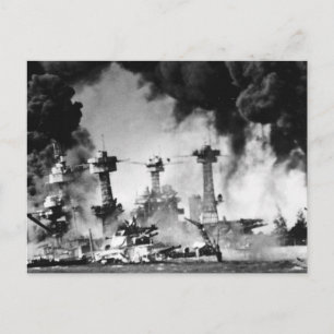 USS West Virginia at Pearl Harbour Postcard