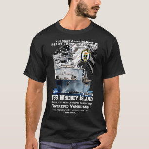 USS Whidbey Island LSD41 dock landing ship T-Shirt