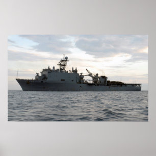 USS Whidbey Island (LSD 41) Poster