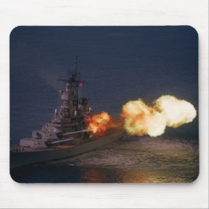 USS Wisconsin (BB-64) Mouse Pad