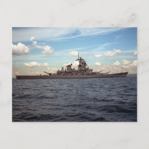 USS Wisconsin (BB-64) Postcard
