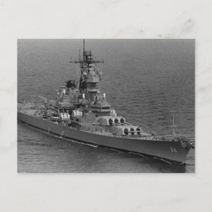 USS Wisconsin (BB-64) Postcard