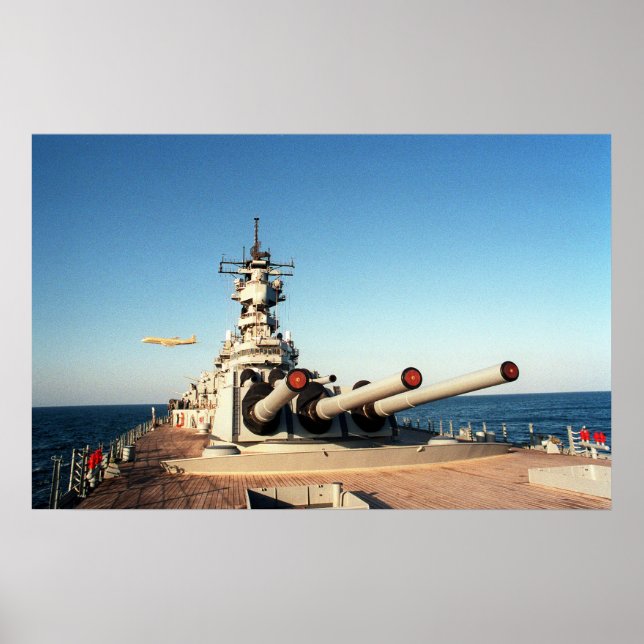 USS Wisconsin (BB-64) Poster (Front)