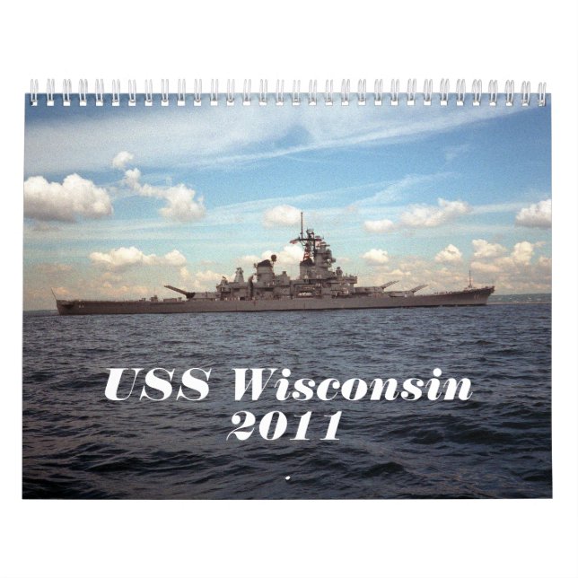 USS Wisconsin Calendar (Cover)