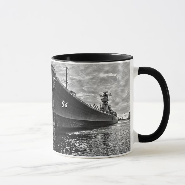 USS Wisconsin Coffee Mug (Right)