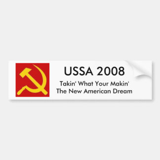 USSA 2008 BUMPER STICKER