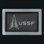 USSF | United States Space Force Belt Buckle<br><div class="desc">The United States Space Force is the space service branch of the U.S. Air Force. Shop officially licensed U.S. Space Force logo products on Zazzle! Personalise by adding your name or custom text!</div>