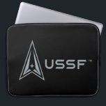 USSF | United States Space Force Laptop Sleeve<br><div class="desc">The United States Space Force is the space service branch of the U.S. Air Force. Shop officially licensed U.S. Space Force logo products on Zazzle! Personalise by adding your name or custom text!</div>