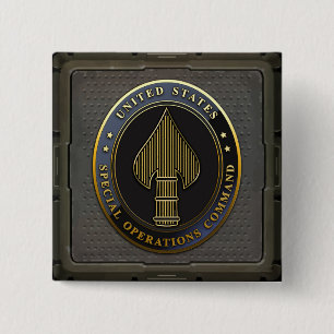 USSOCOM Emblem 15 Cm Square Badge