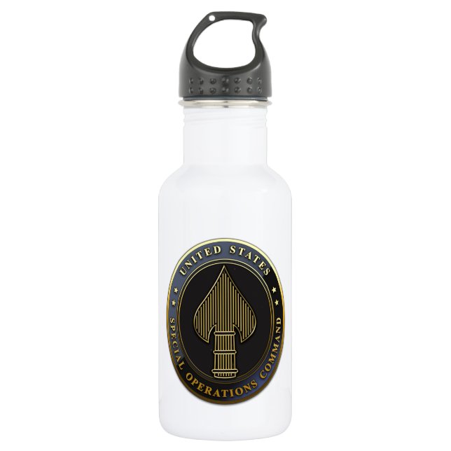 USSOCOM Emblem 532 Ml Water Bottle (Front)