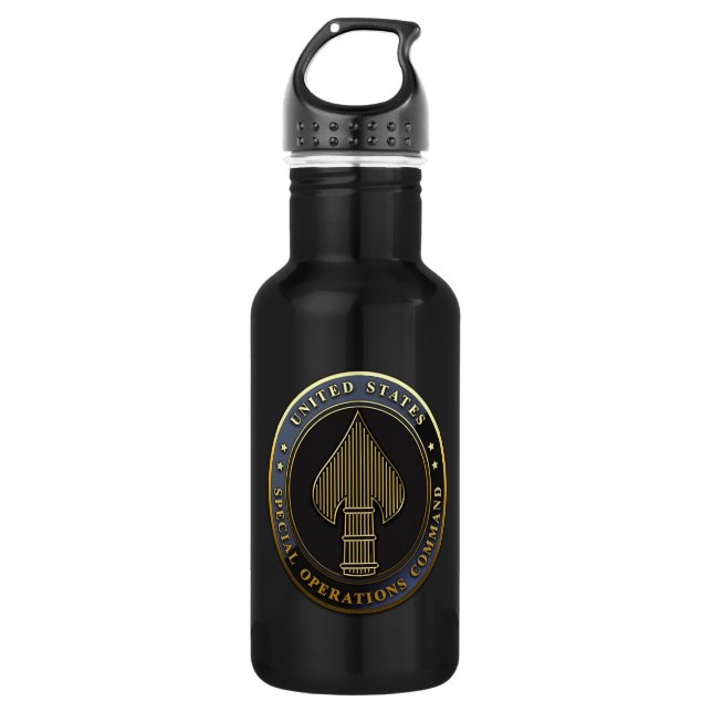 USSOCOM Emblem 532 Ml Water Bottle (Front)