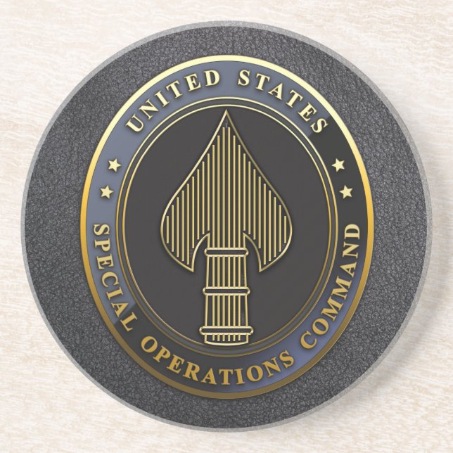 USSOCOM Emblem Coaster (Front)