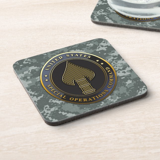 USSOCOM Emblem Coaster (Left Side)